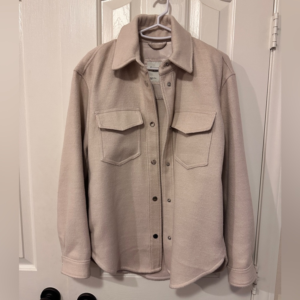 Abercrombie & Fitch fleece Shacket